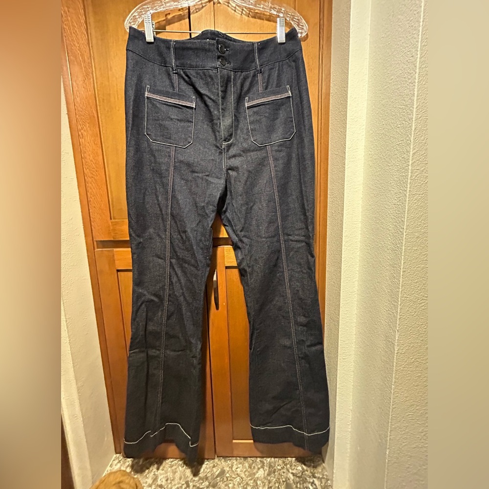 Anthropologie semi-flared jeans